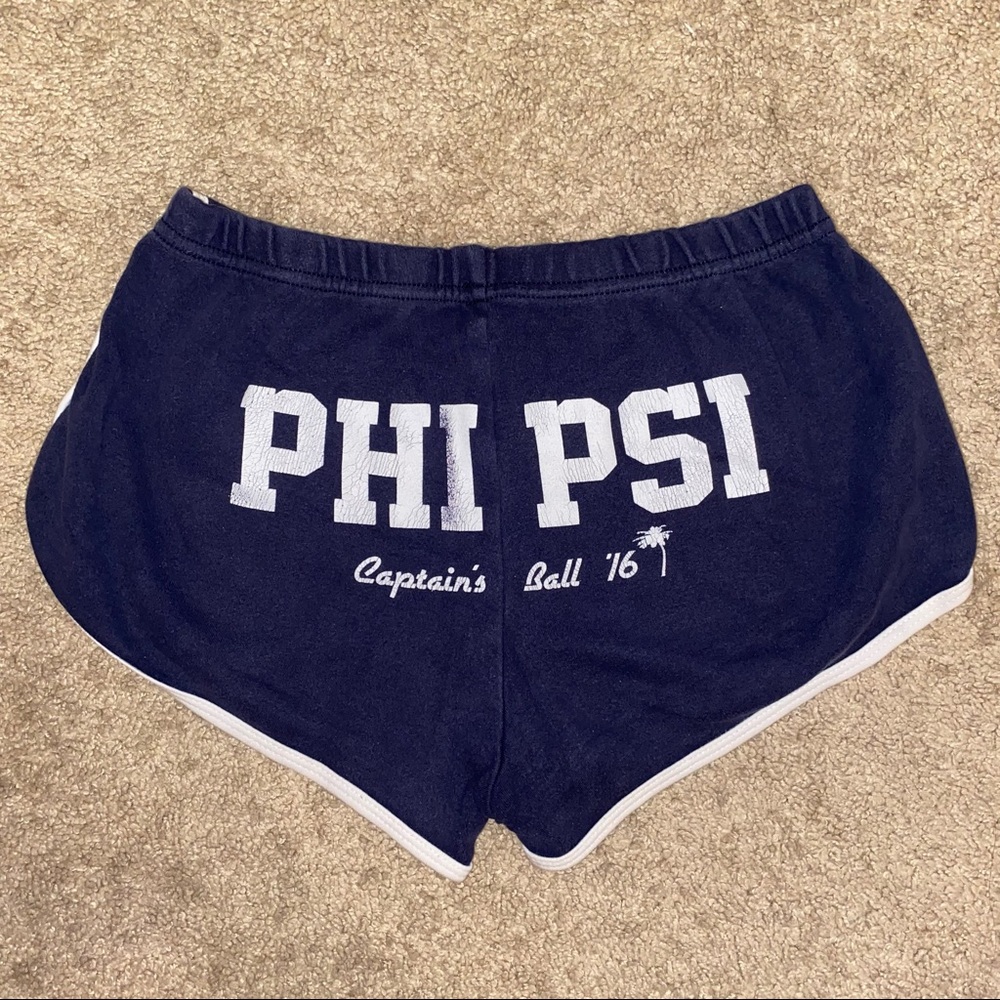 Blue Phi Psi Fraternity Short Shorts